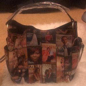 Magazine Fashion Hobo Purse-New
